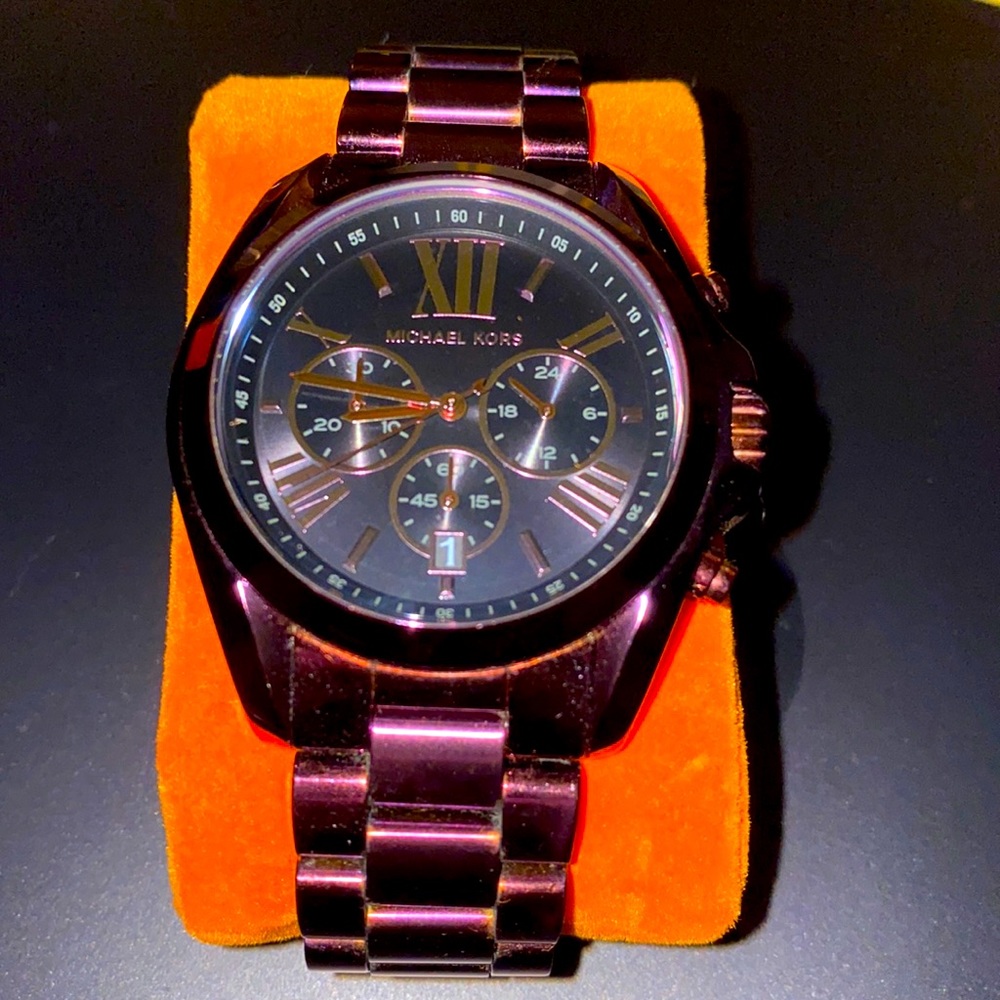 Plum Michael Kors Bradshaw watch